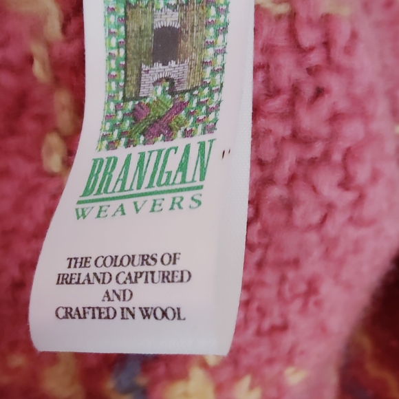 Branigan Weavers Rose Pink Girl's Hat and Scarf Set - Picture 2 of 3